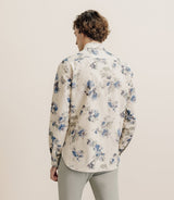 Chemise imprimée à fleurs beige - IZAC