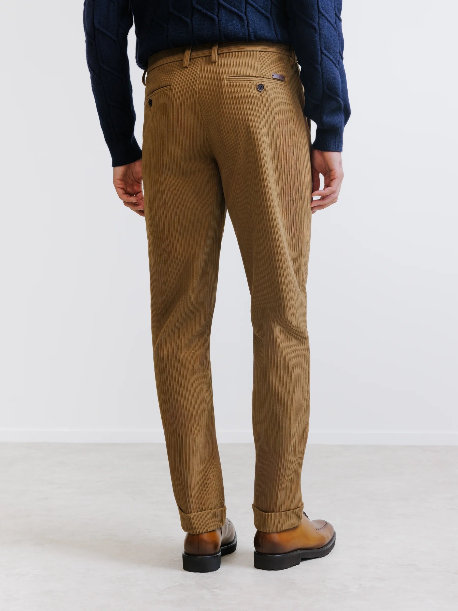 Camel corduroy trousers