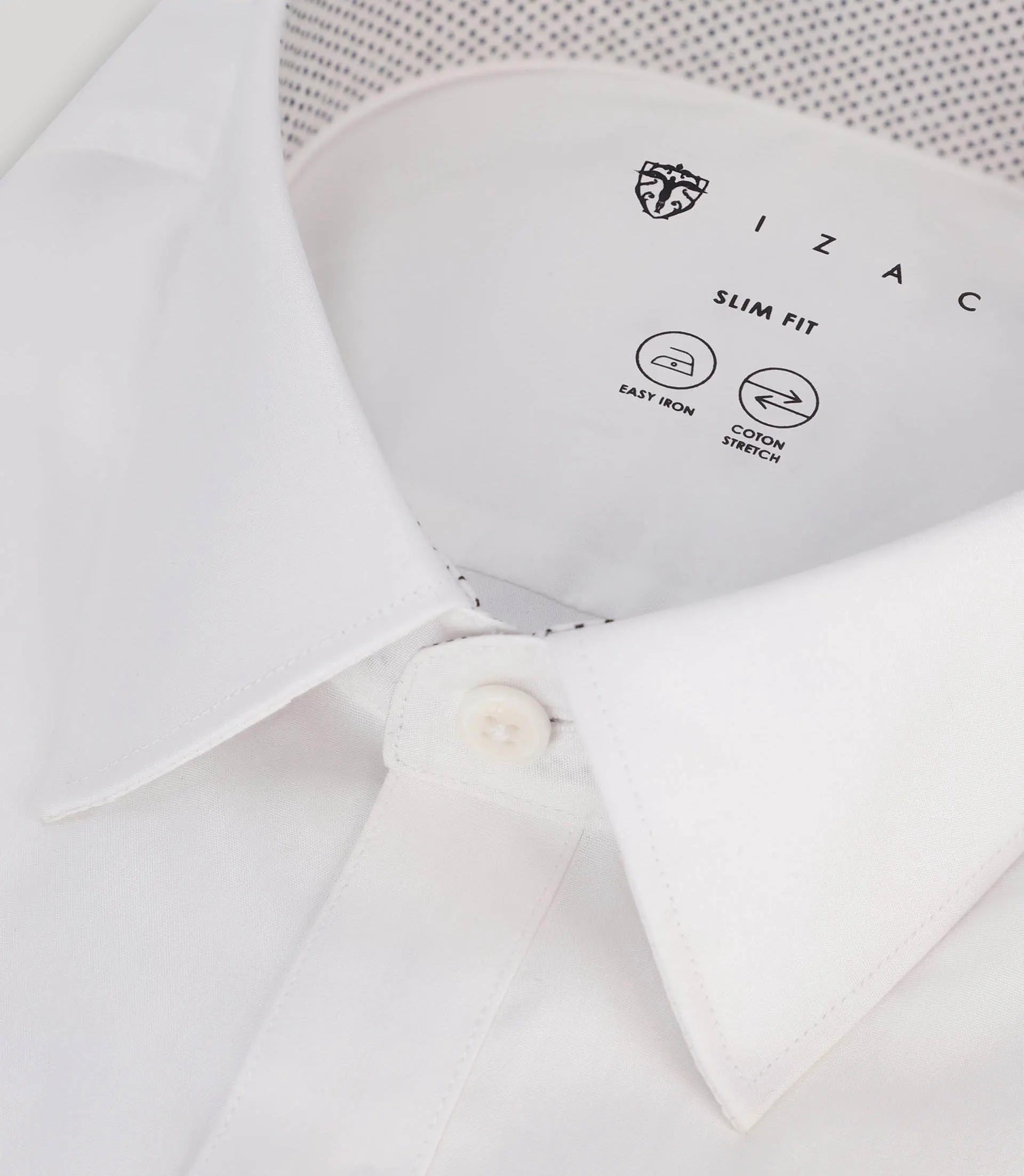 Chemise ville avec coudières blanche - IZAC