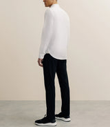 White mao collar shirt