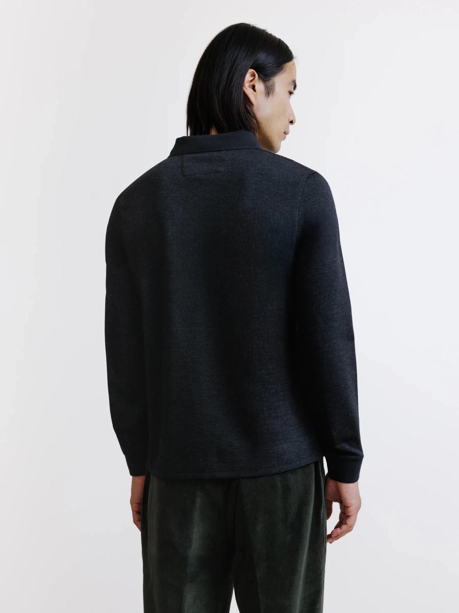 Polo zippé anthracite - IZAC