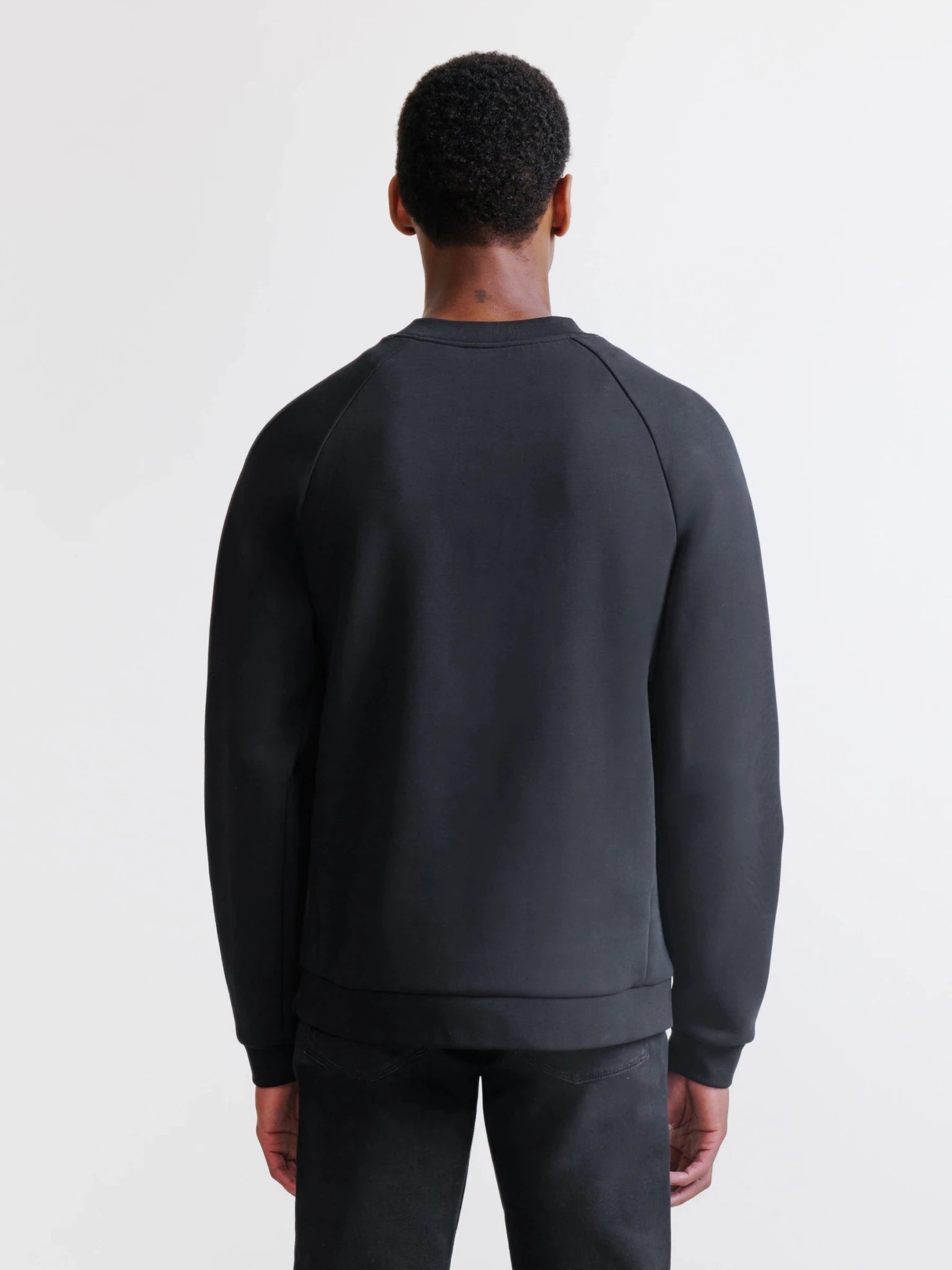 Sweat col rond noir - IZAC