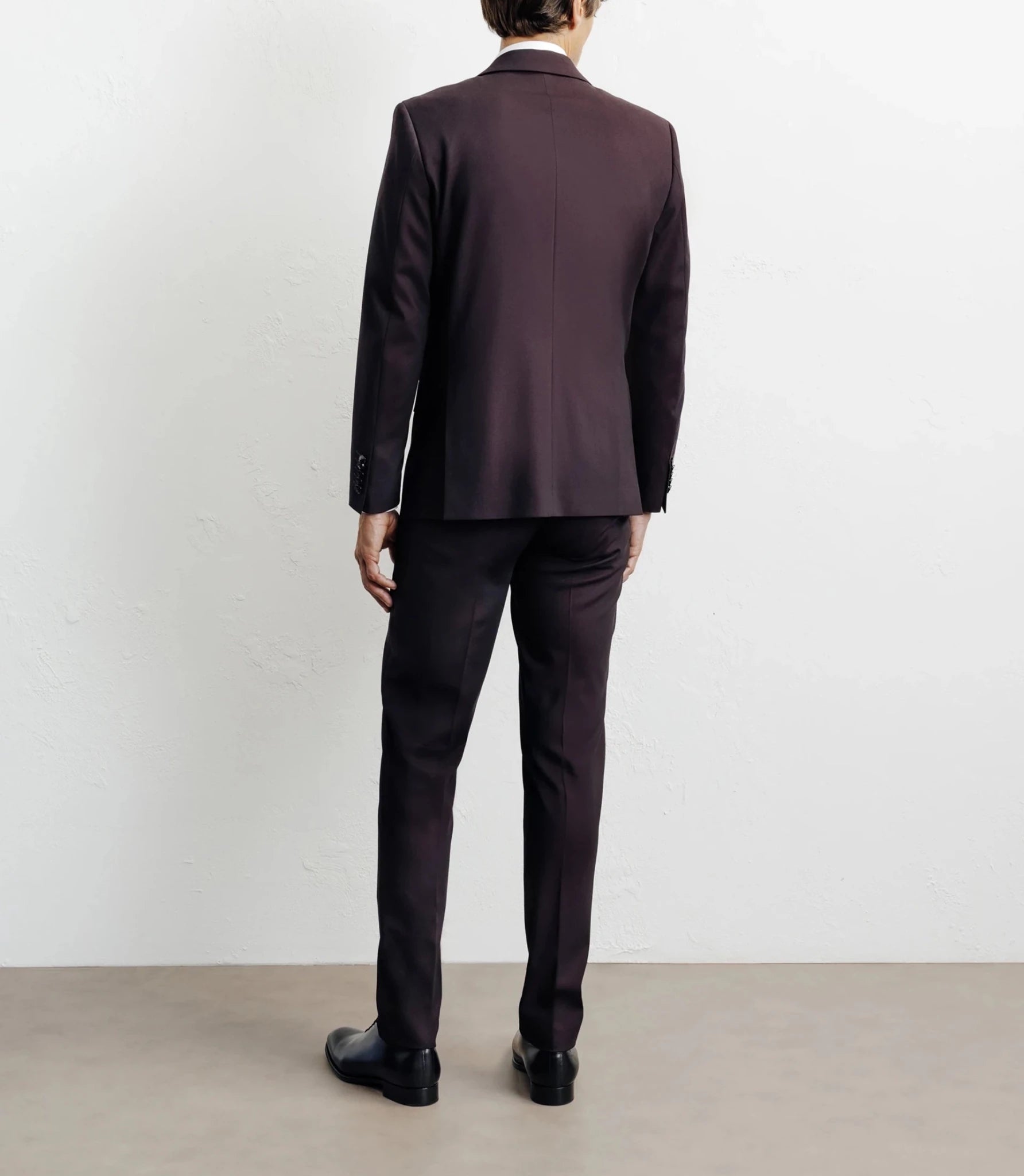 Costume 2 boutons bordeaux - IZAC