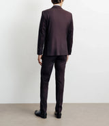 Burgundy 2-button suit