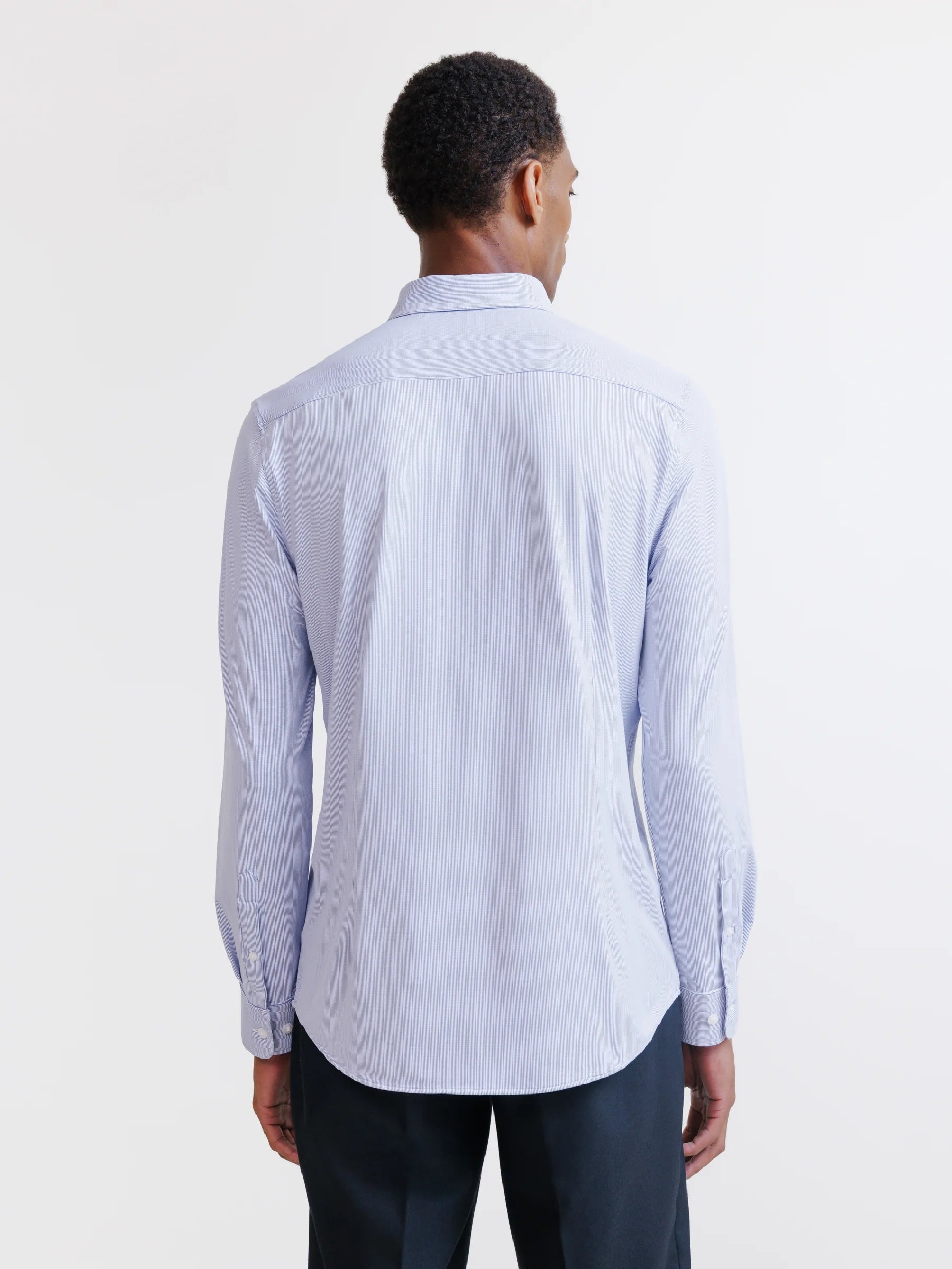 Chemise en maille ciel