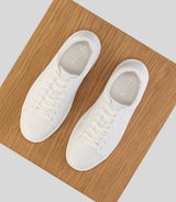 Basket en cuir blanche - IZAC