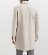 Manteau ville croisé beige
