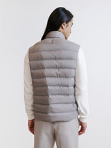 Doudoune sans manches taupe