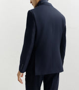 Veste ville en flanelle marine