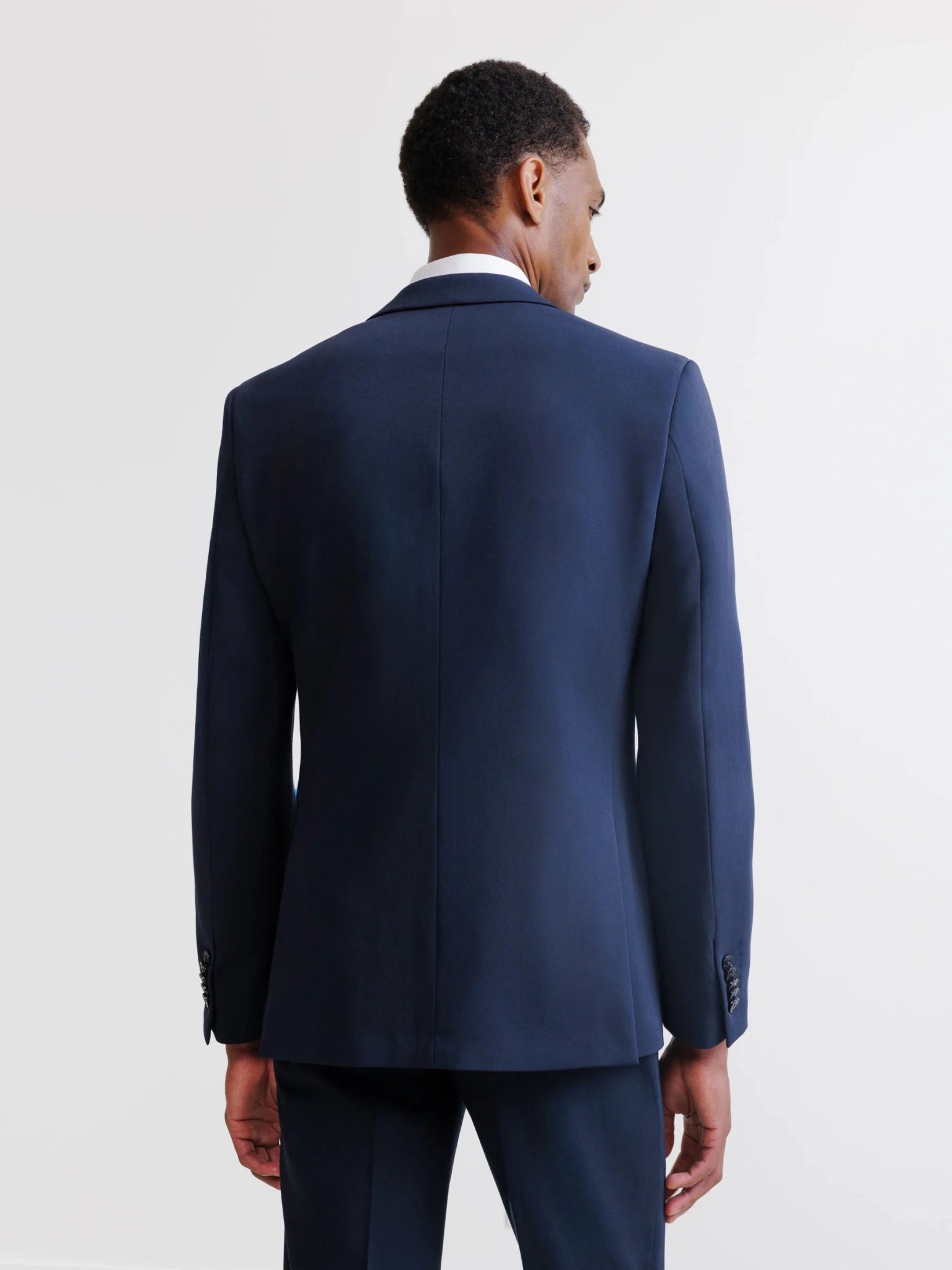 Washable suit 2 navy buttons