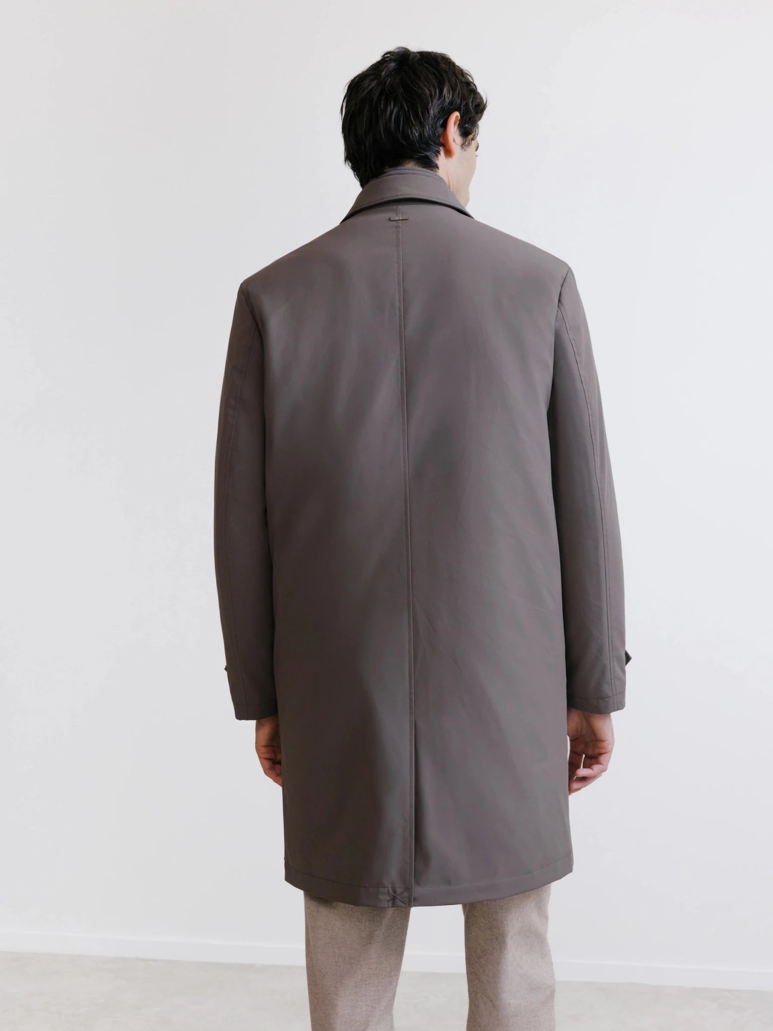 Manteau imperméable taupe - IZAC