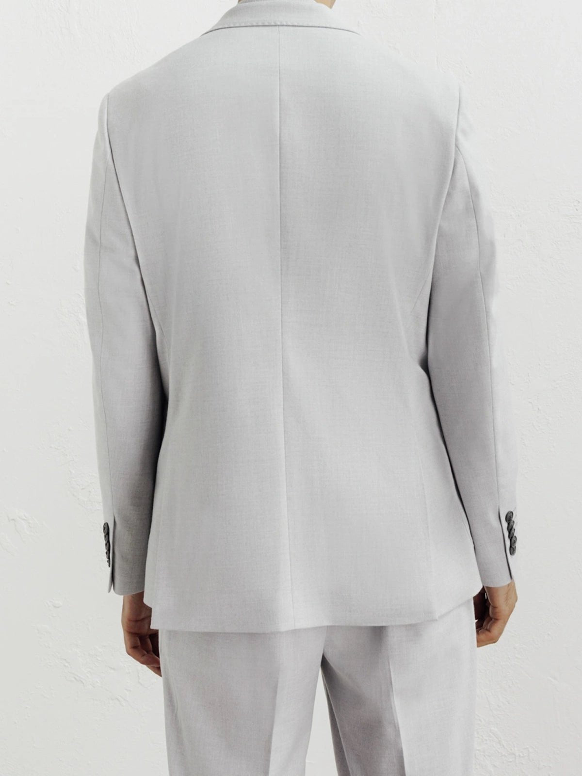 Veste ville en flanelle gris clair