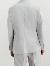 Grey flannel city jacket