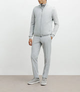 Doudoune sans manches gris clair