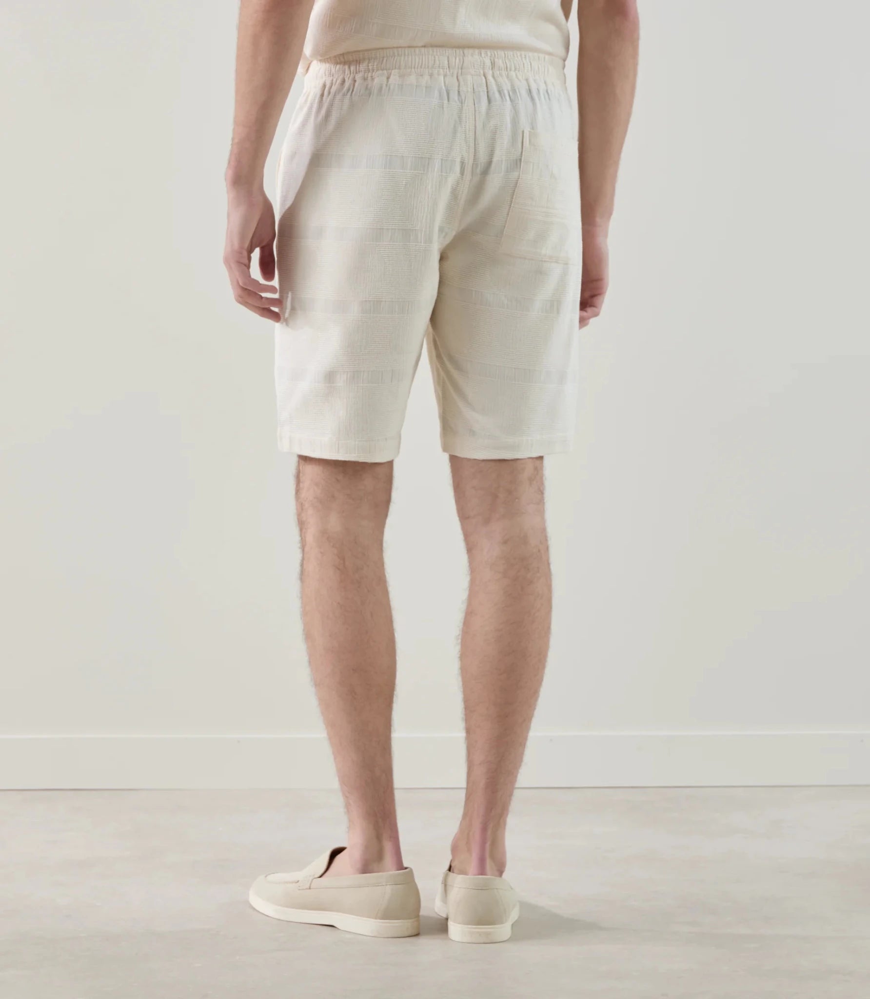 Bermuda avec cordon de serrage écru - IZAC