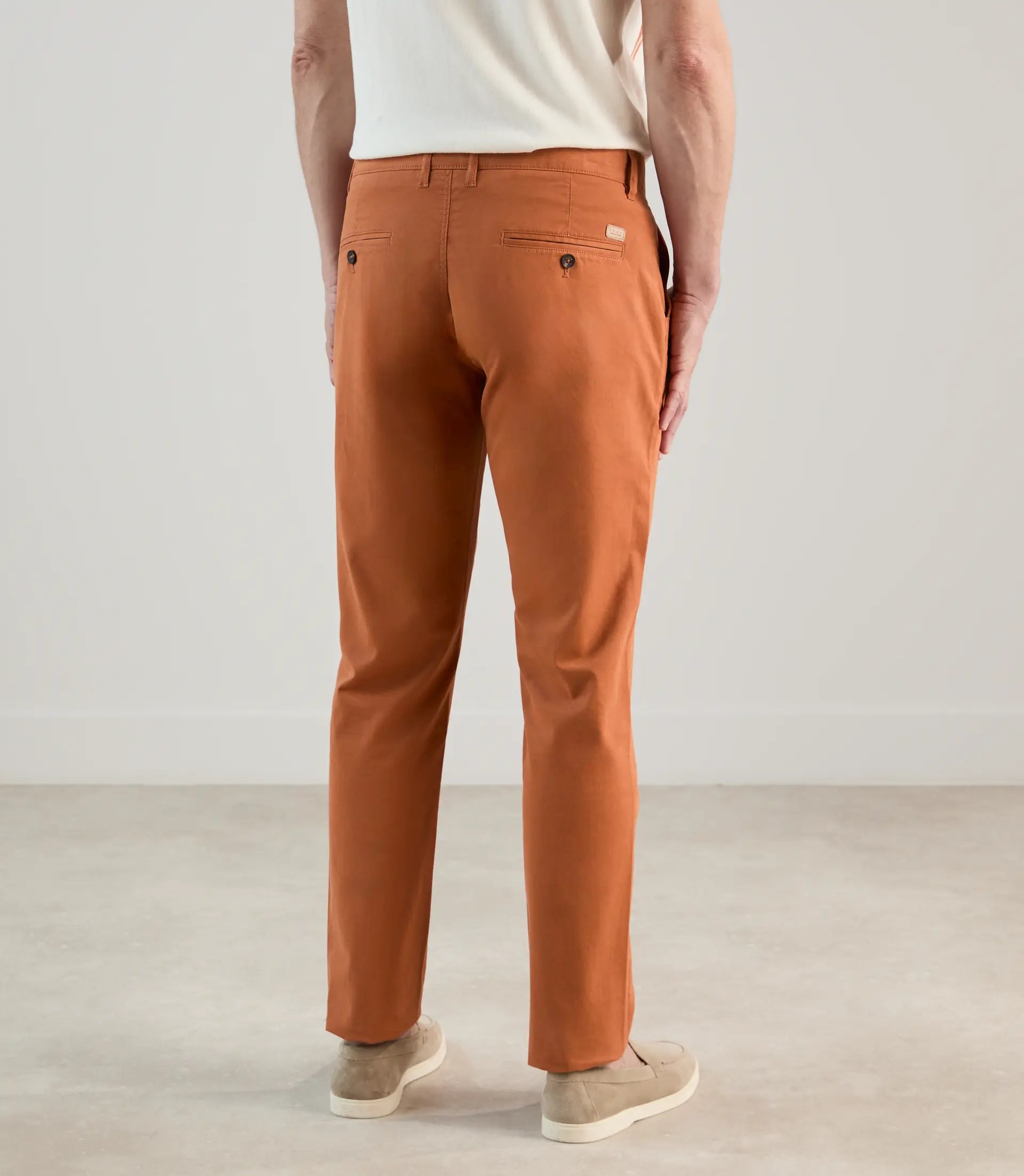 Pantalon chino orange - IZAC