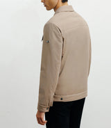 Beige shirt collar jacket