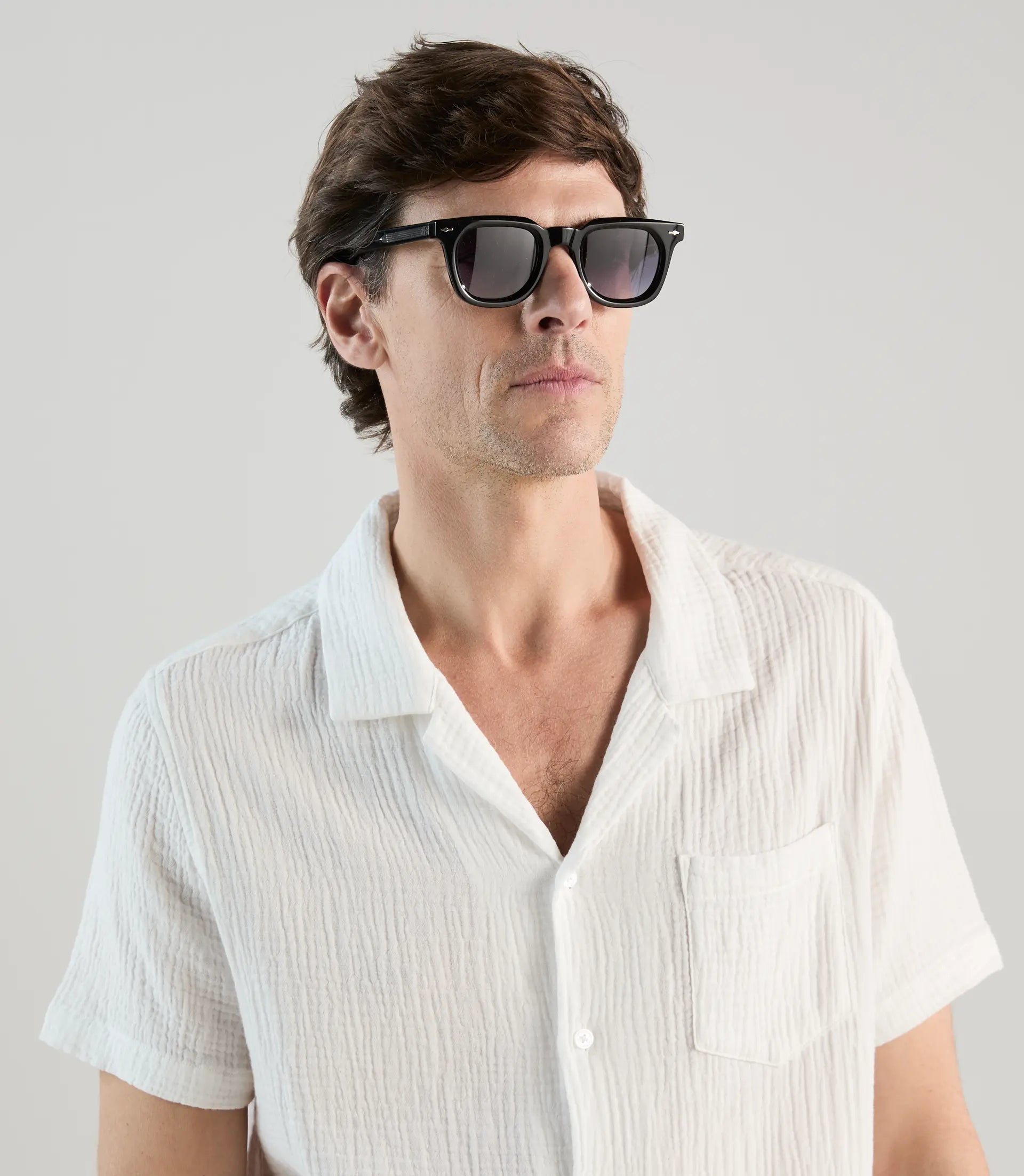 Chemise unie blanche - IZAC