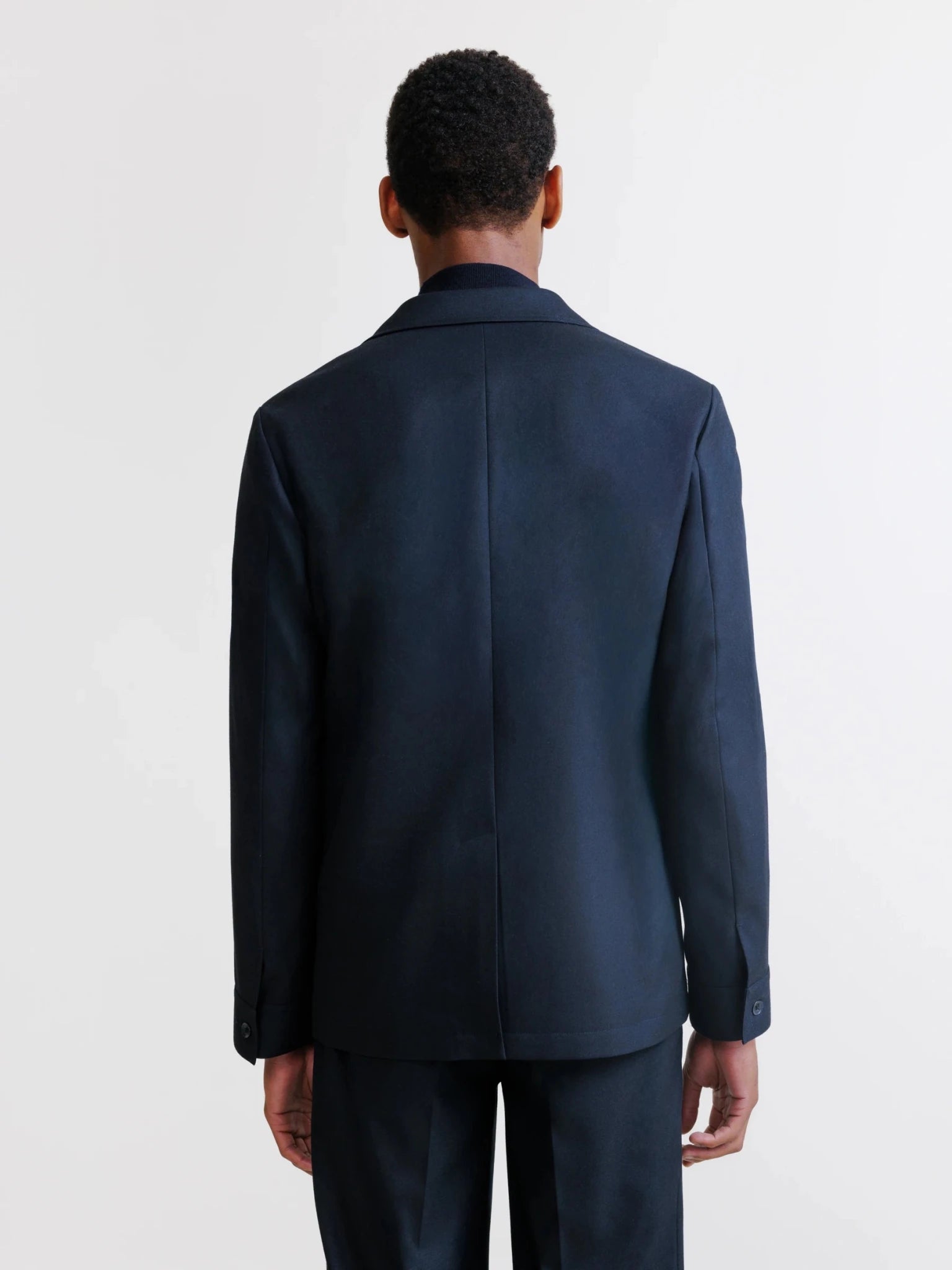 Veste ville en flanelle marine - IZAC