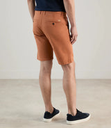 orange chino Bermuda shorts