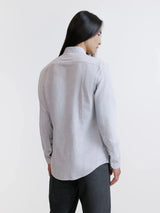 Chemise en flanelle grise