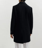 Manteau ville croisé noir