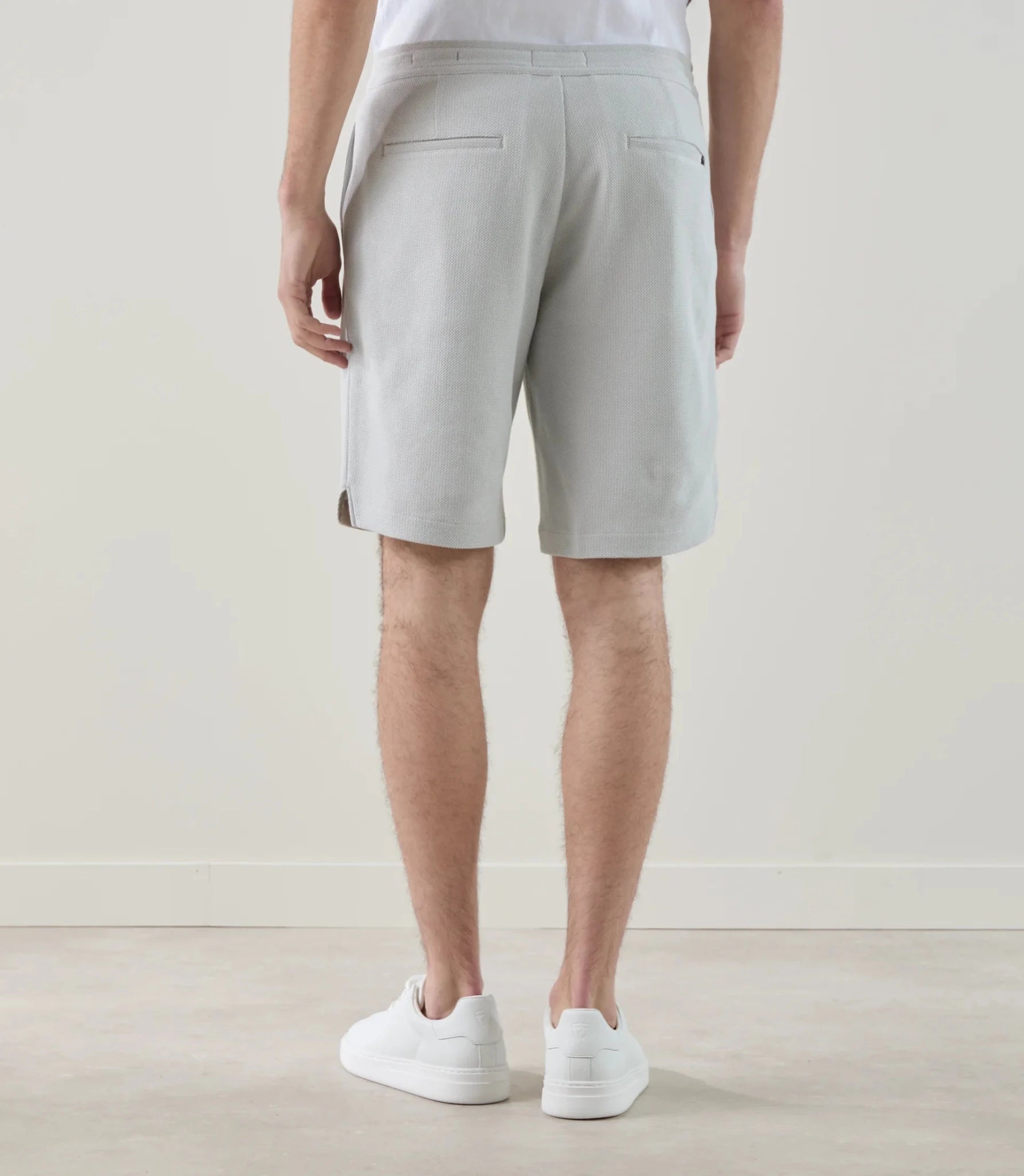 Bermuda en maille gris clair - IZAC