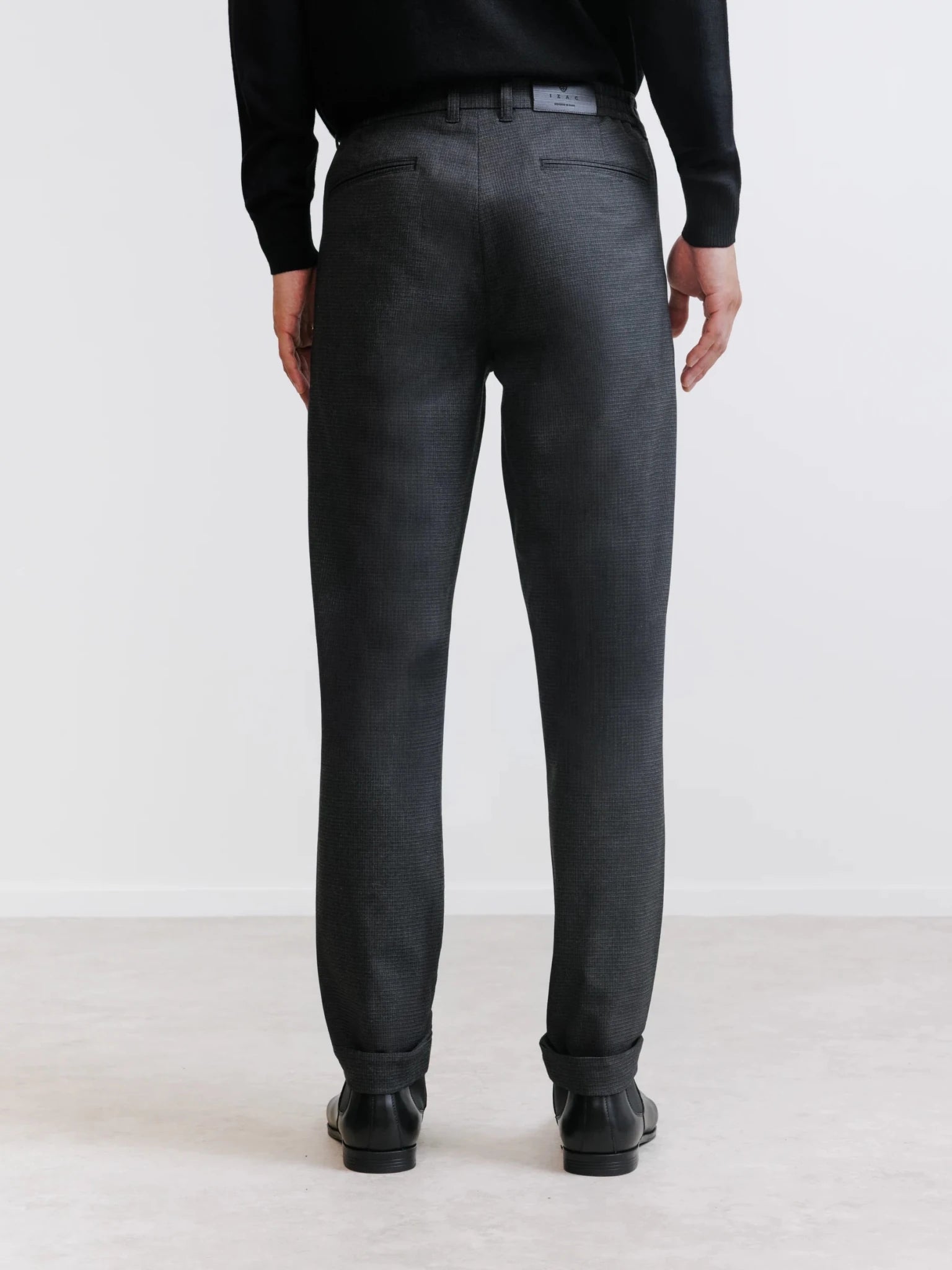 Pantalon casual noir - IZAC