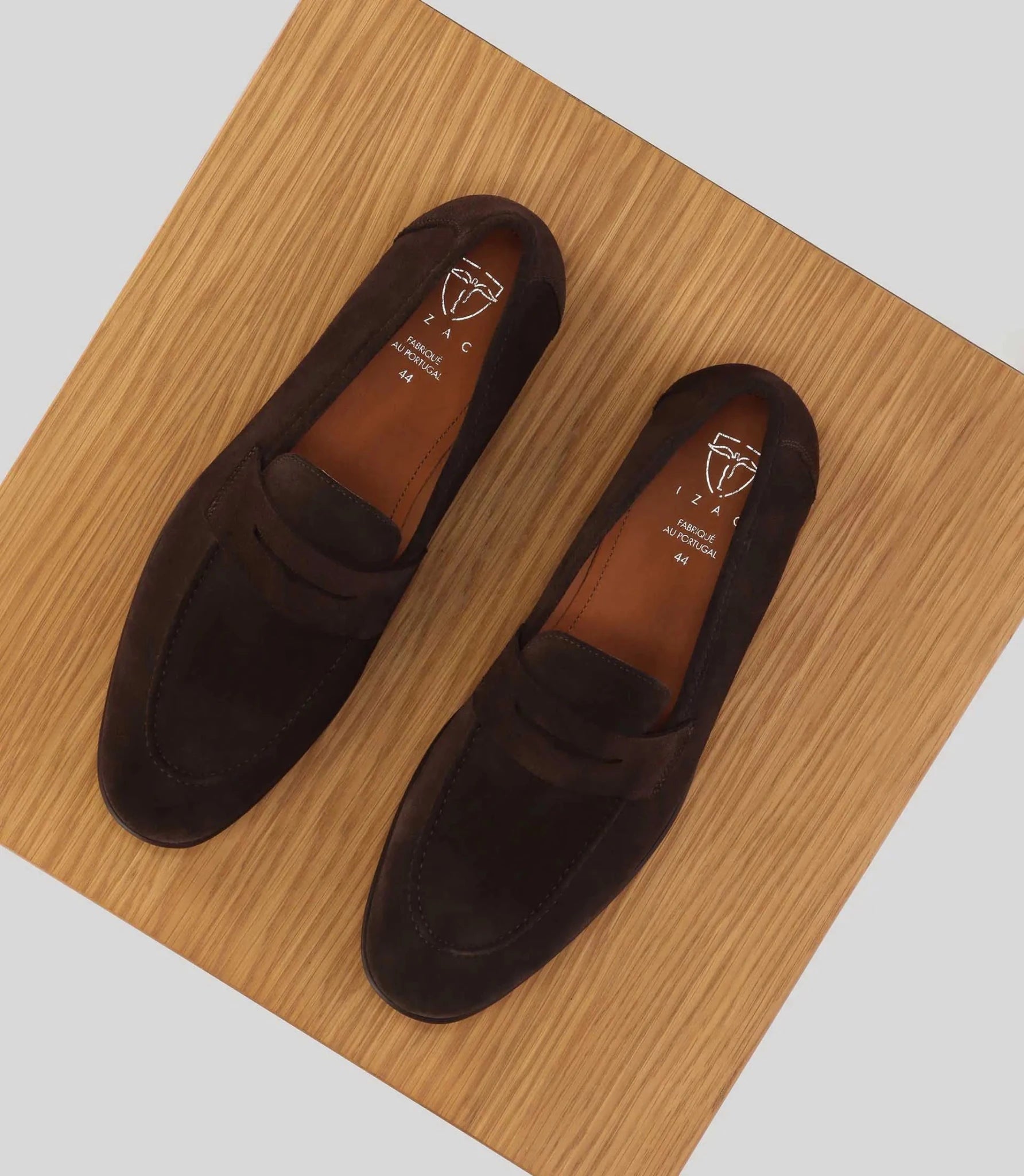 Mocassin ville en suède marron - IZAC