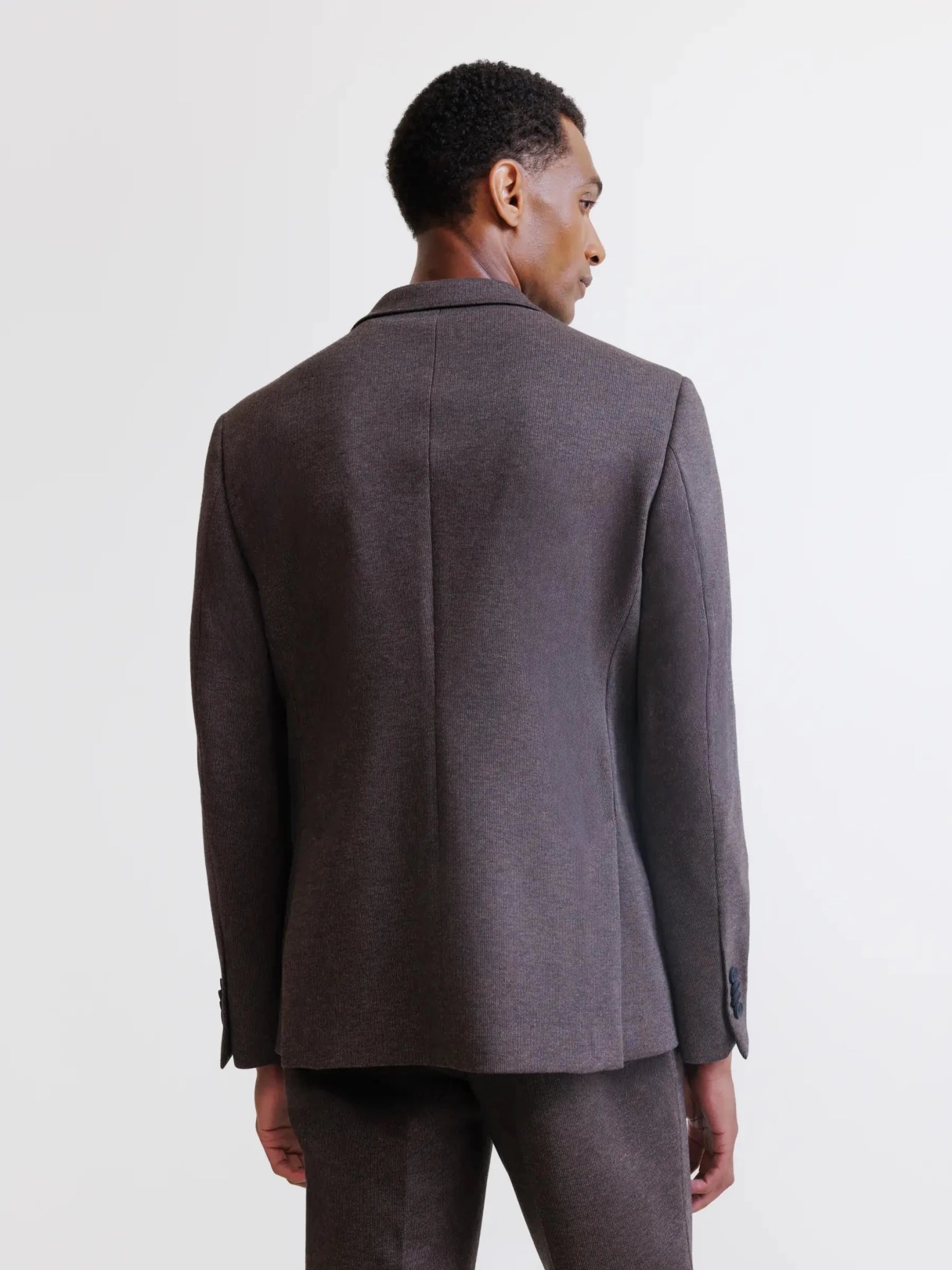 Veste ville en maille marron - IZAC