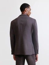 Veste ville en maille marron - IZAC