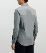 Chemise ville imprimée grise