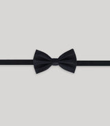 Tuxedo belt and black bow tie set