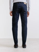 Raw straight 5-pocket jeans