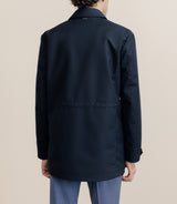 Parka courte 2 poches marine