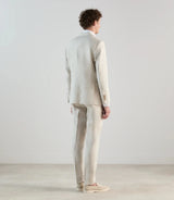 Veste ville croisée 100% lin beige