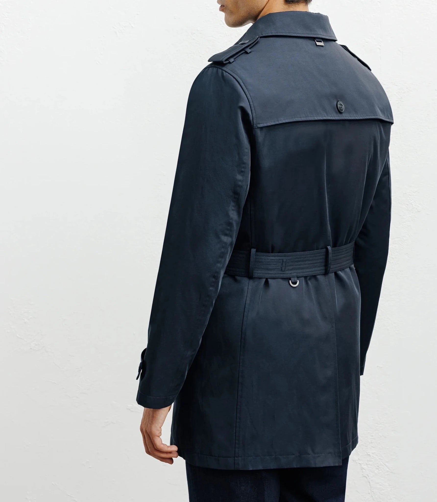 Trench croisé marine