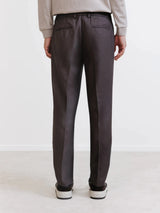Pantalon avec cordon de serrage marron - IZAC