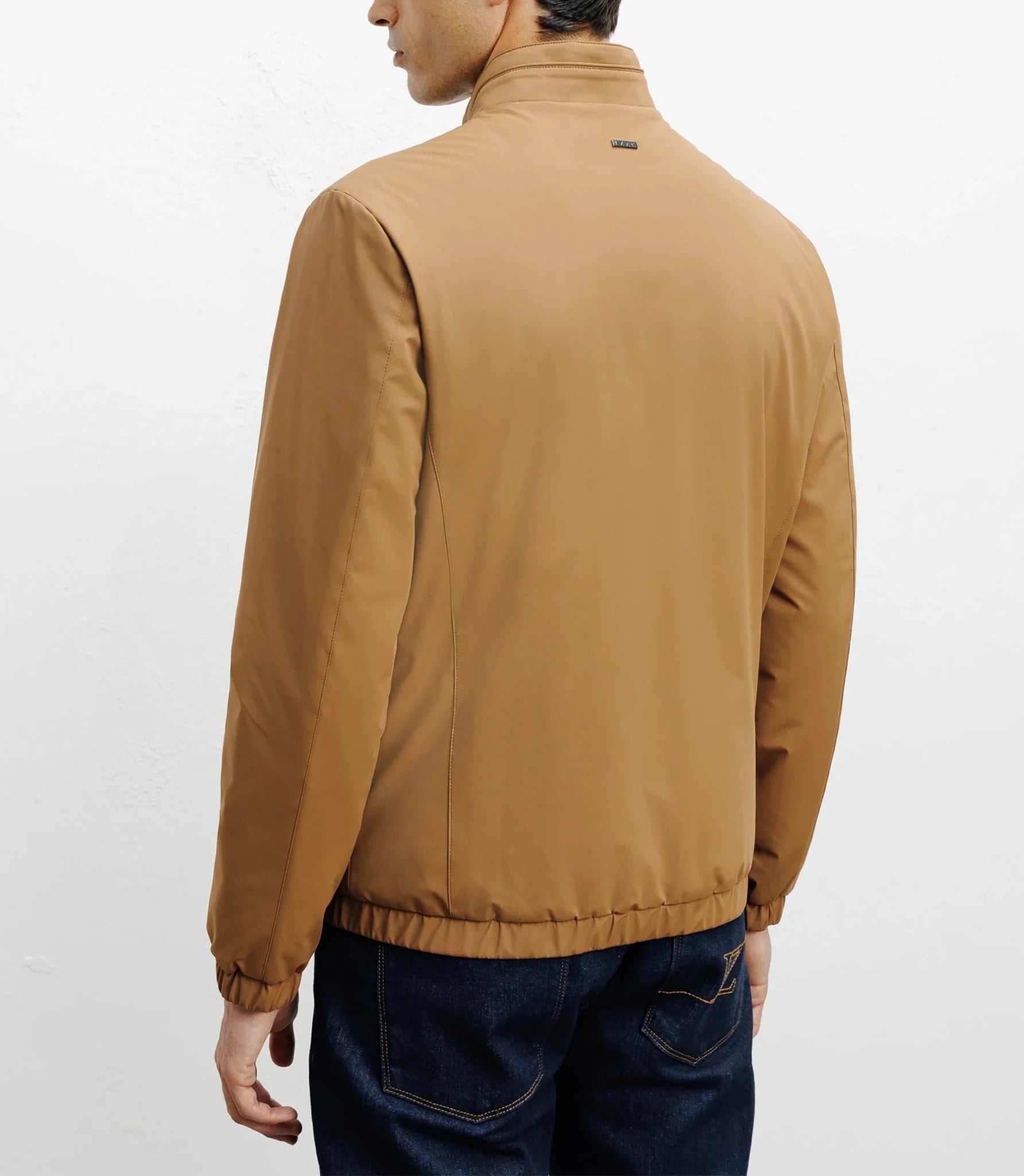 Blouson col chemise camel - IZAC