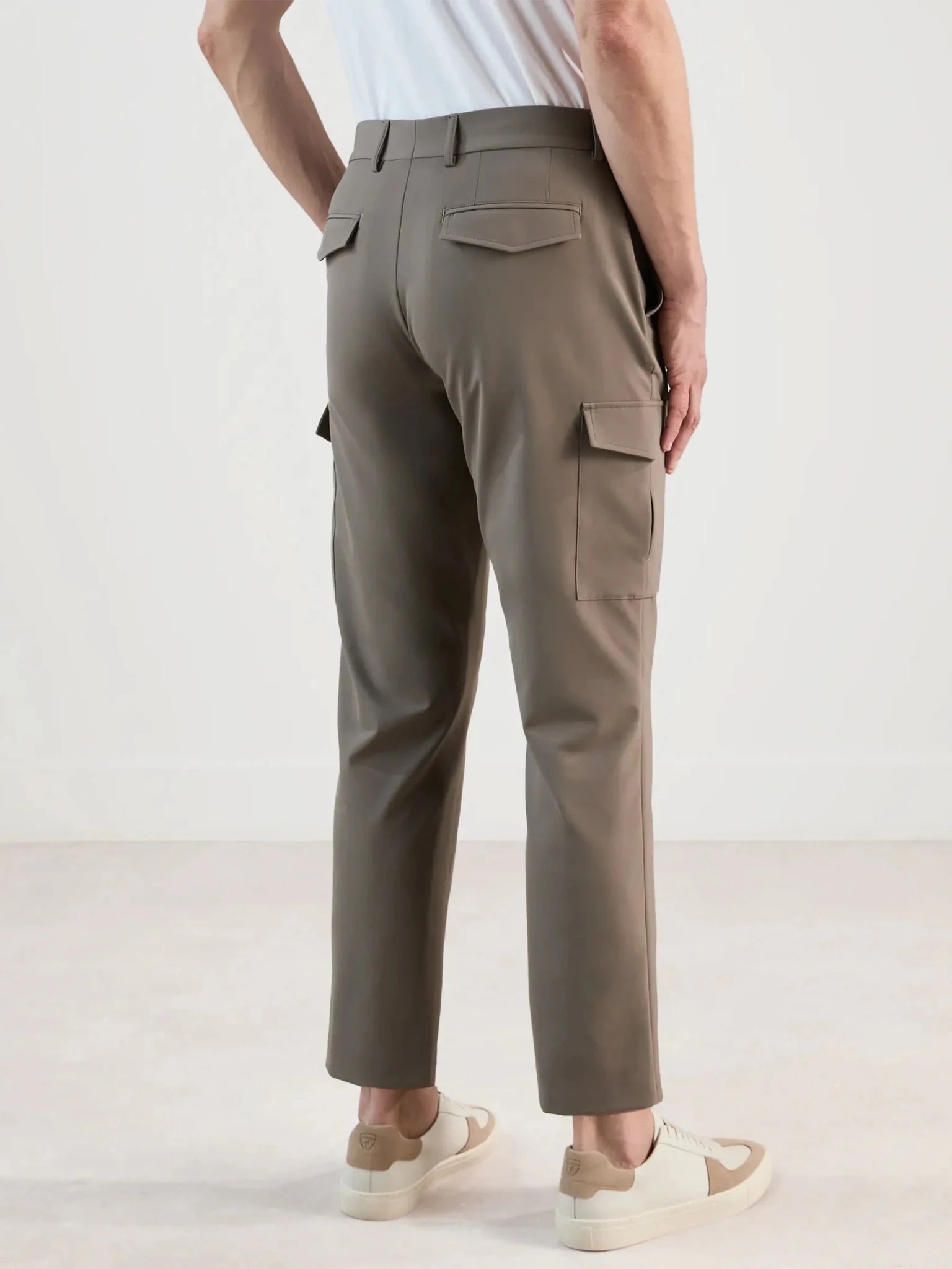 Pantalon cargo taupe