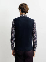 Gilet sans manche marine