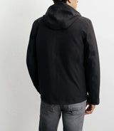 Parka courte 3 en 1 noire