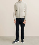 Blouson col montant beige