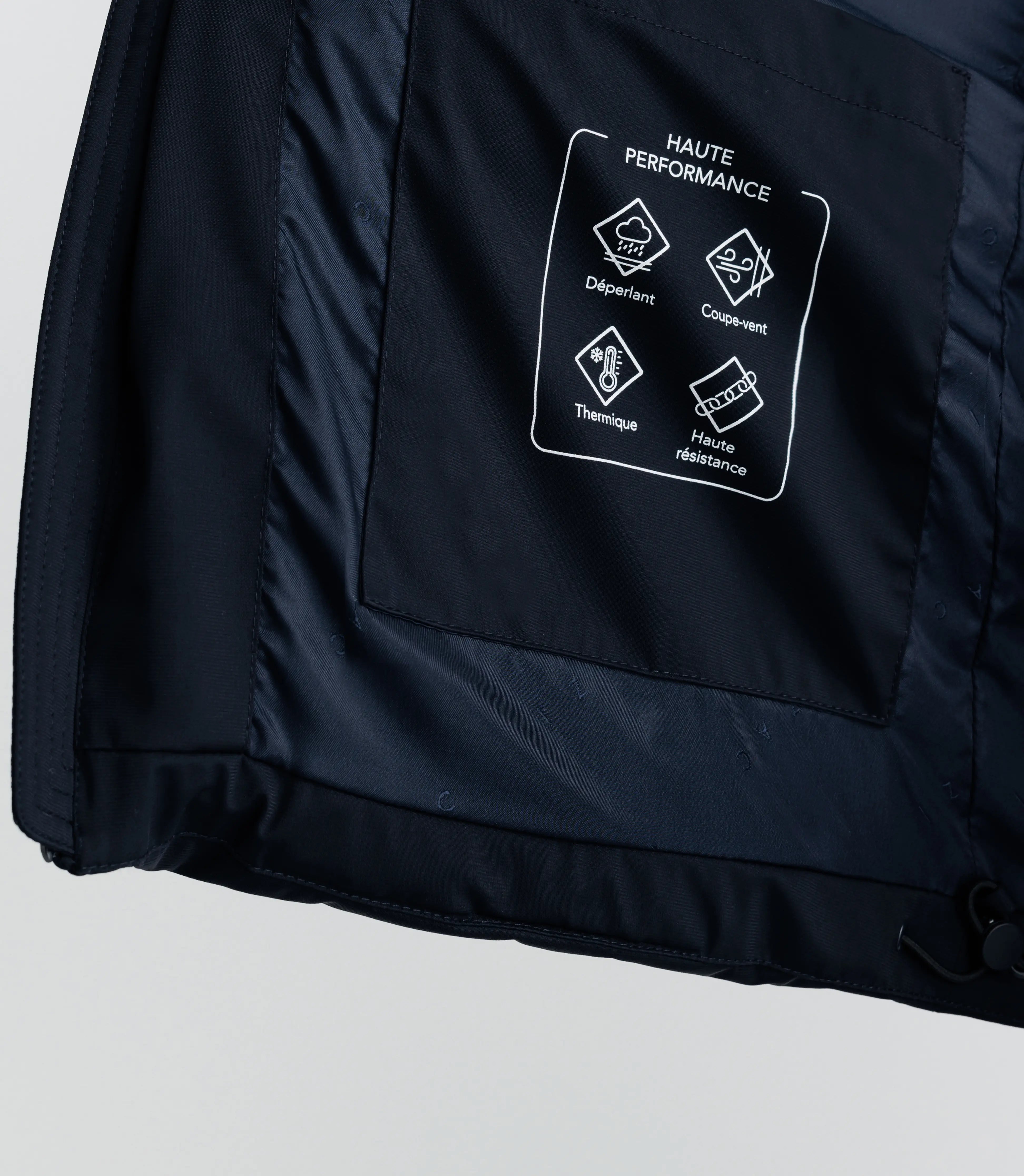 Doudoune courte marine - IZAC