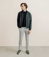 Blouson col montant kaki