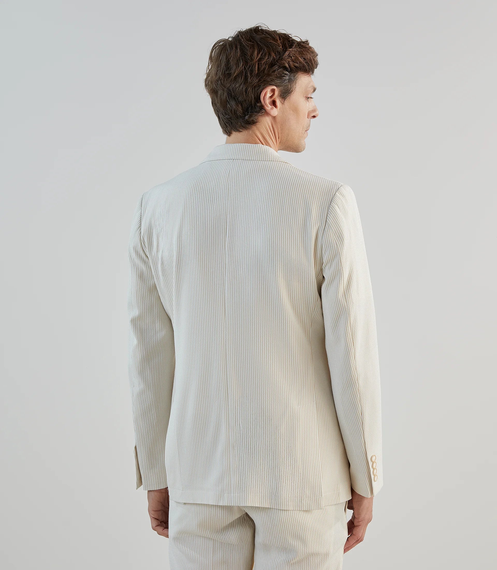 Veste ville seersucker beige - IZAC