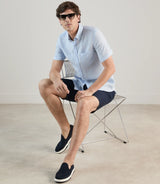 Chemise casual 100% lin ciel - IZAC
