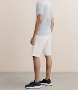 T-shirt boutonné bleu ciel