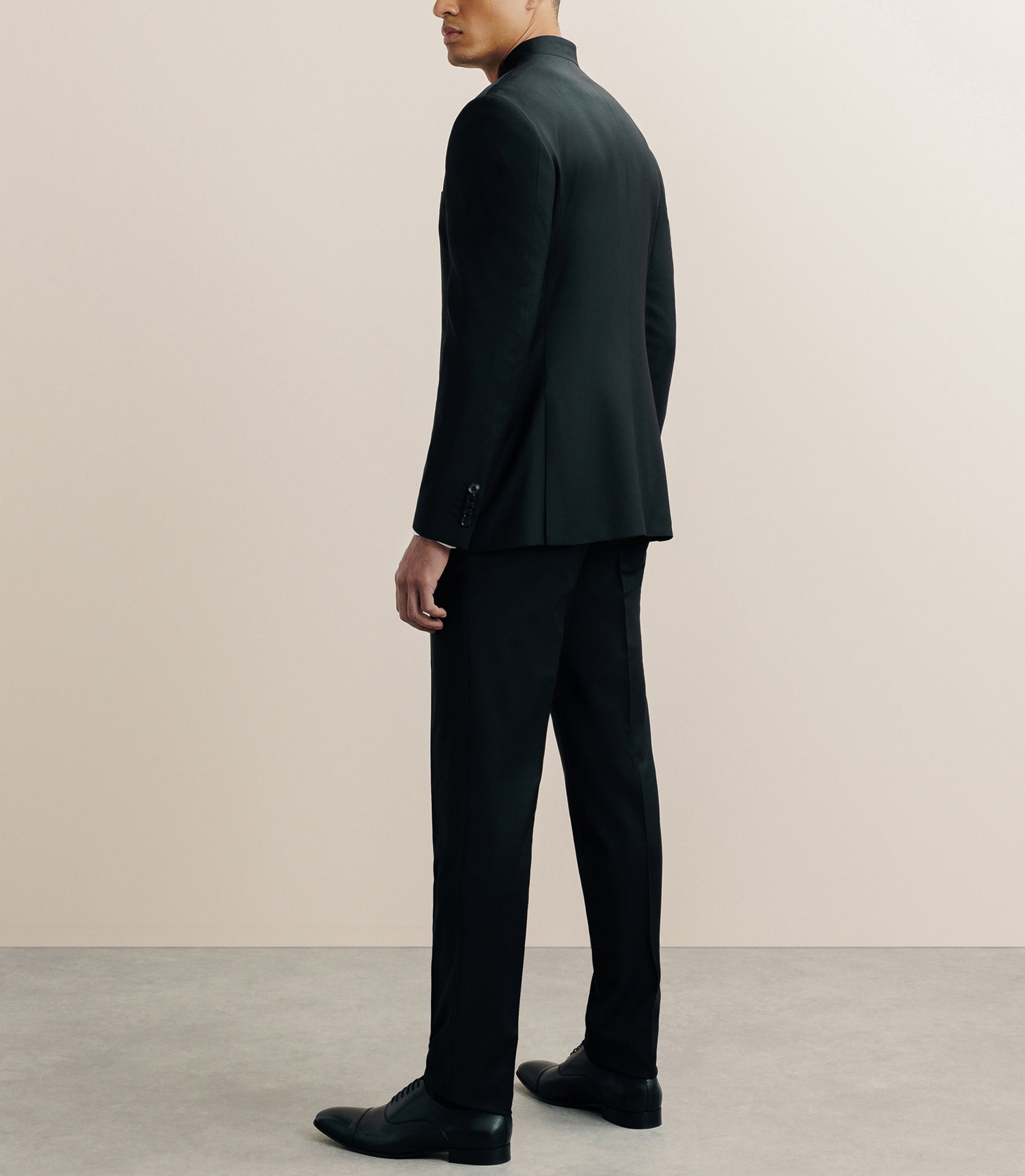 Costume en laine mélangée noir - IZAC