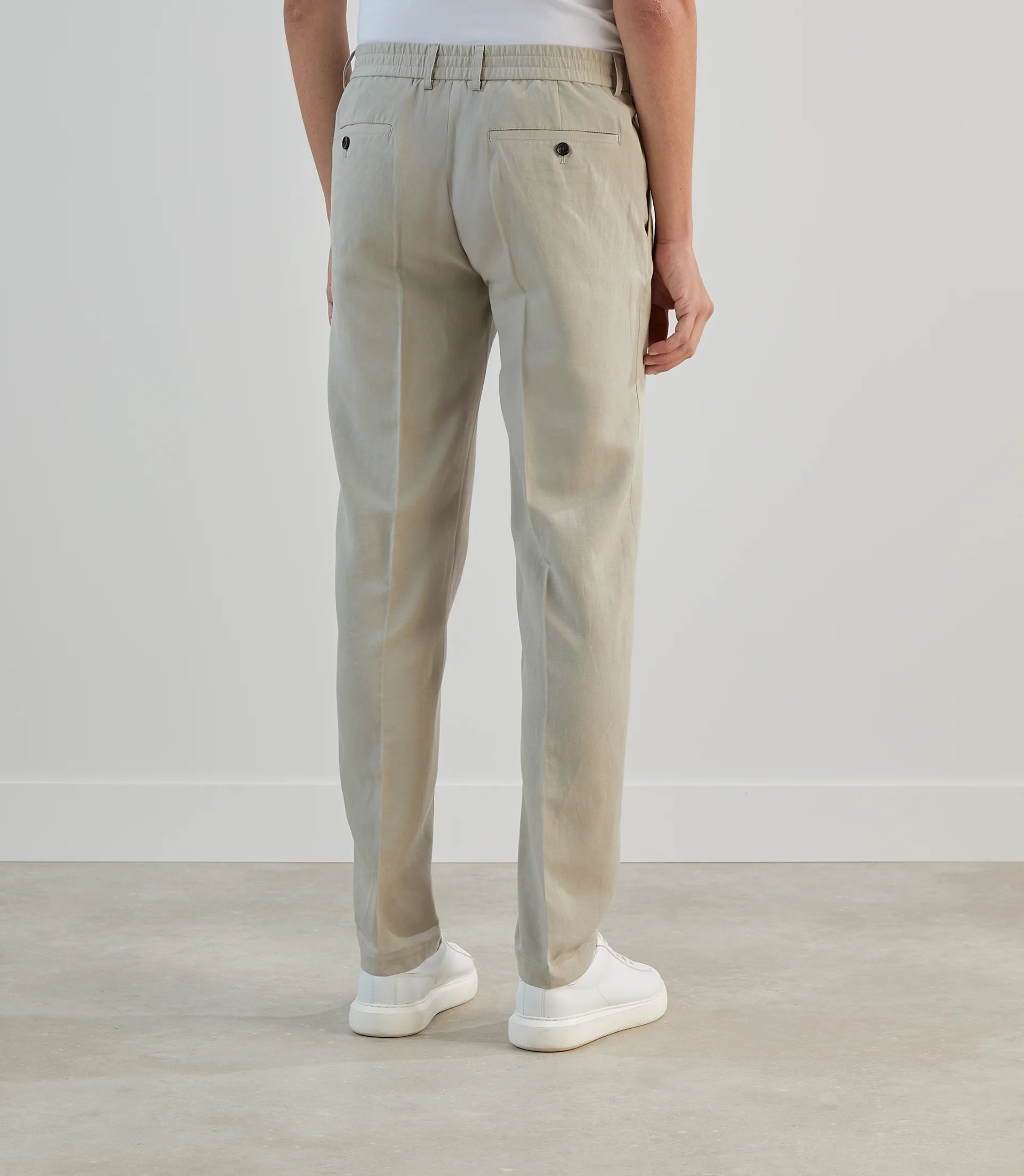 Pantalon casual avec cordon de serrage mastic - IZAC